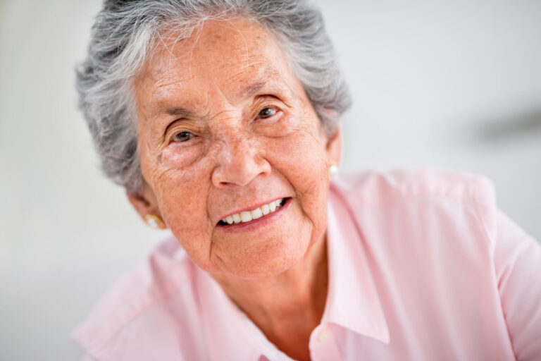 Portrait,Of,A,Happy,Old,Woman,Smiling