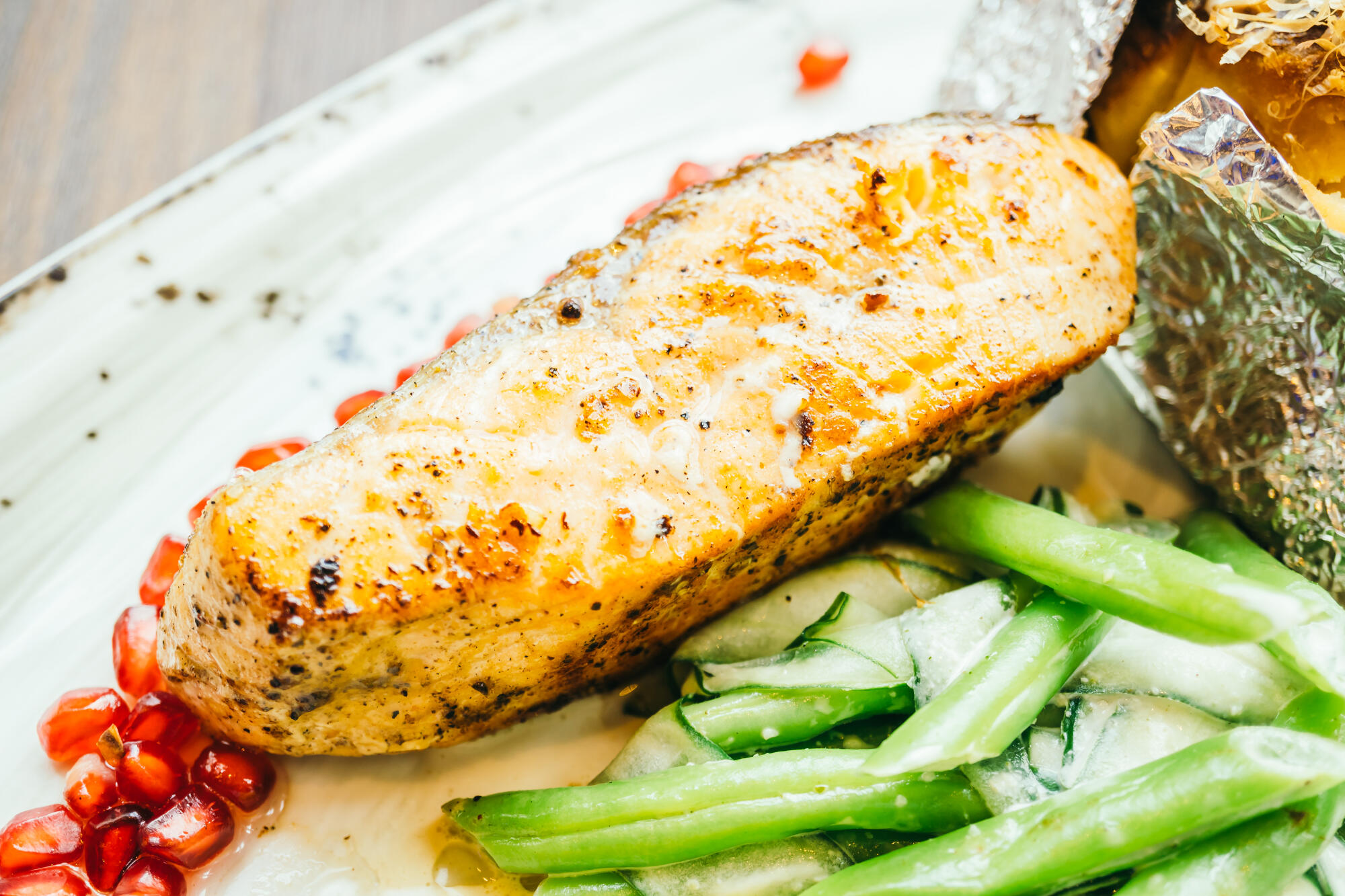 Salmon steak Salmon steak